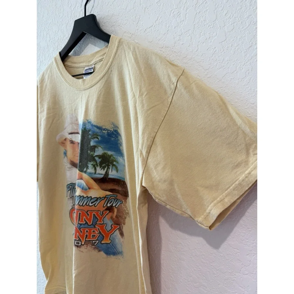 Kenny Chesney Flip Flop Summer Tour 2007 Concert Shirt Size L Country Music